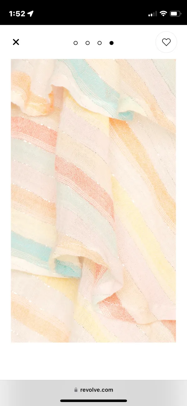 Lovers + Friends Tiered Ruffle Striped Mini Dress - Image 4