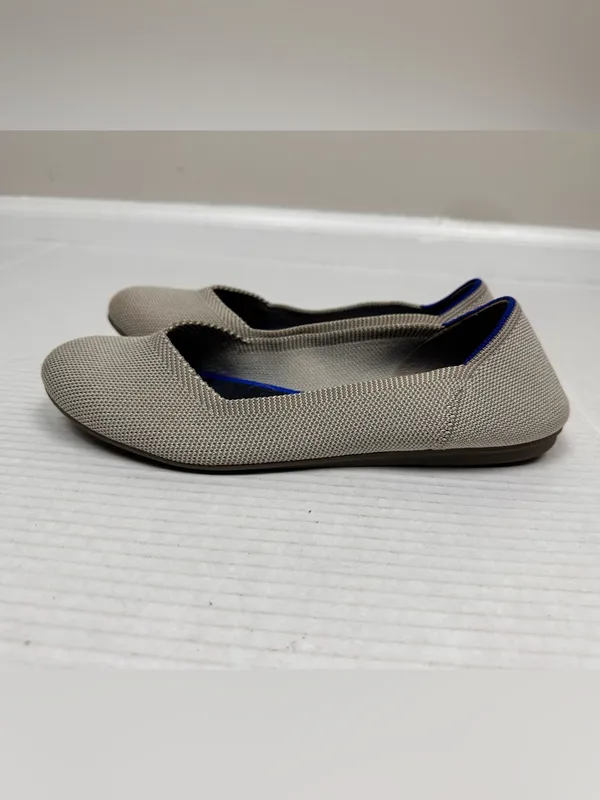 Rothy'S The Flat Round Toe Cream Ballet Flats Shoes Women'S 7.5 - Image 8