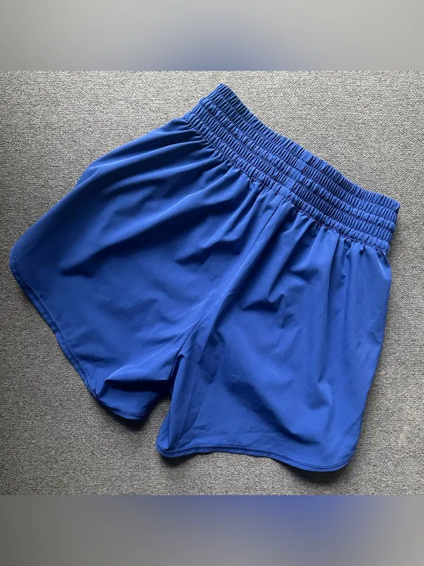 Lands’ End Blue Athletic High Waist Shorts Small - Image 4
