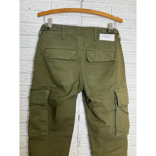 Re/Done originals army green cargo pants made In USA women's size 24 Grunge‎ - Image 6