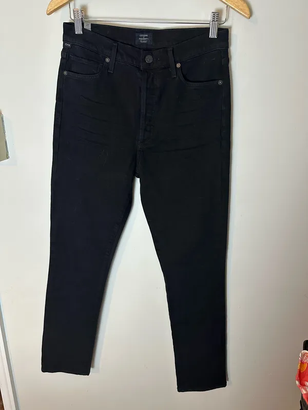 NWOT Citizens of Humanity Olivia slim high waist jeans black 23 - Image 3