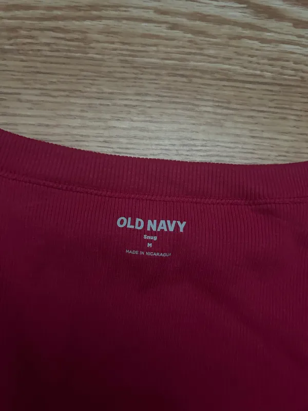 Red old navy long sleeve - Image 2