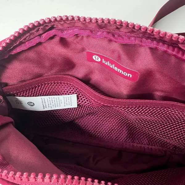 Lululemon Red Merlot Everywhere Belt Bag - Image 4