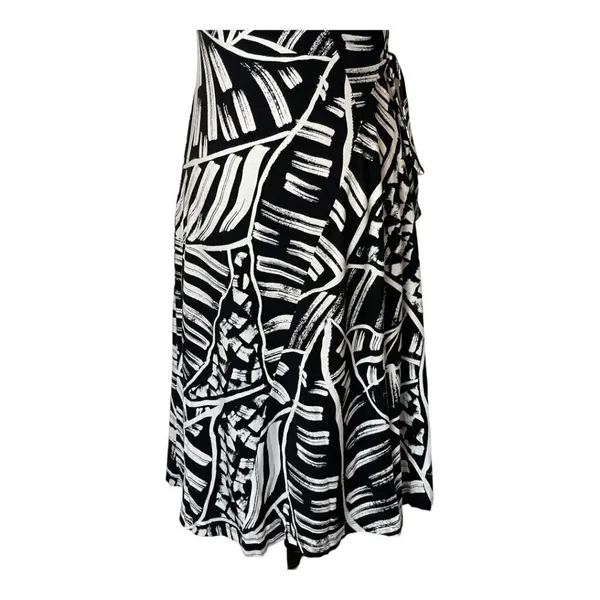 Nic+Zoe Abstract Print Sleeveless Dress‎ Women XS NWT Black White Stretch Knit - Image 7
