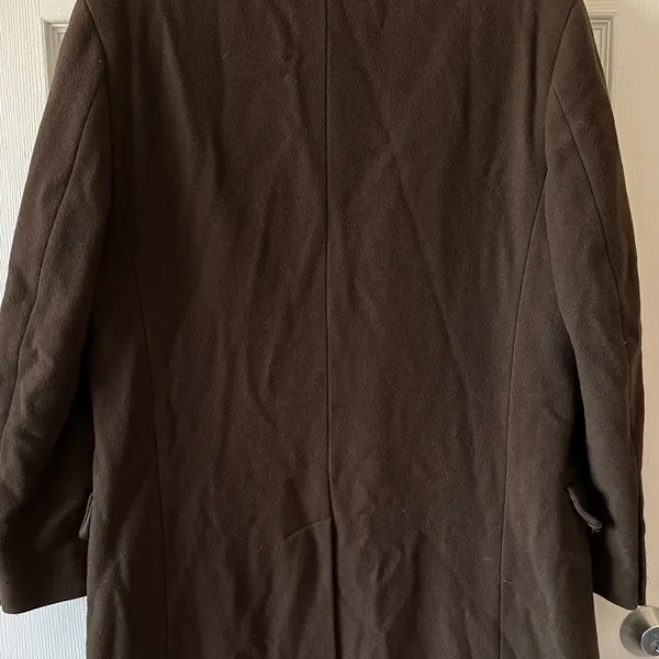 Chaps by Ralph Lauren Women’s Chocolate Brown Wool Overcoat, Size Medium - Image 16