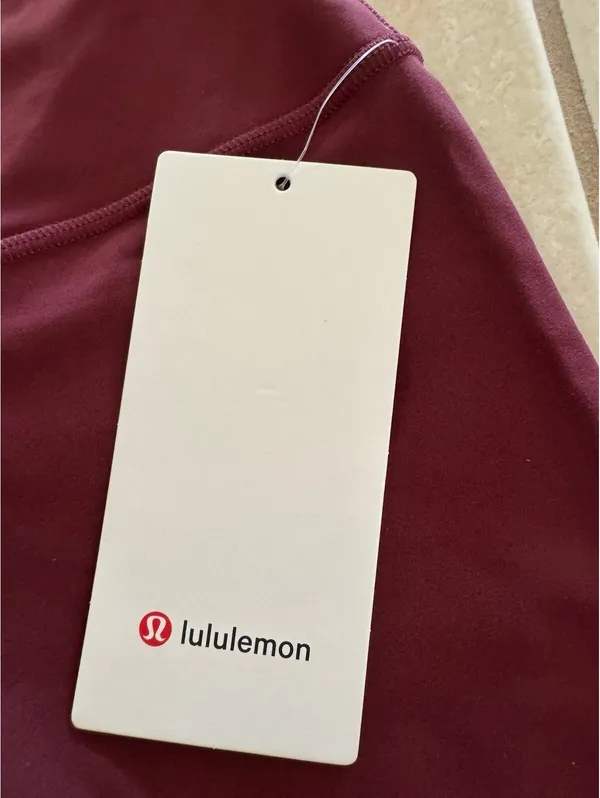 Lululemon Align High-Rise 28” Red Merlot Size 6 NWT - Image 5