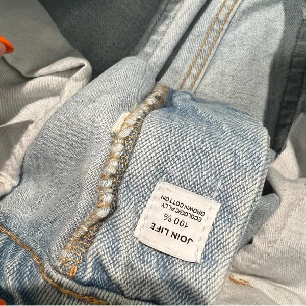 Zara High Waist‎ Ripped Jeans Size 6 Casual Streetwear Y2K Grunge Off-Duty - Image 4