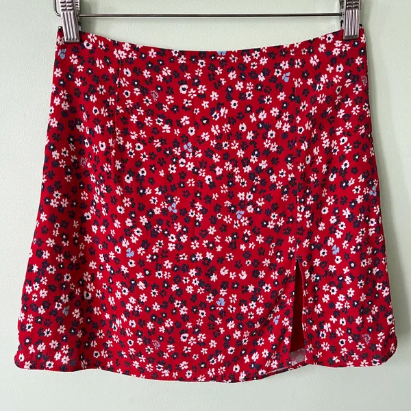 Aritzia Sunday Best Tatiana Floral A-Line Mini Slit Skirt - Image 2