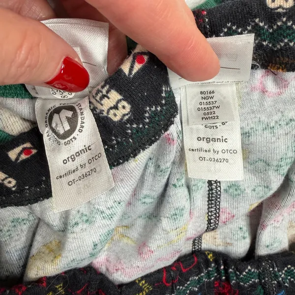 Hanna Andersson Large Pajama Set Harry Potter Fair Isle Organic Cotton Sleepwear - Image 11