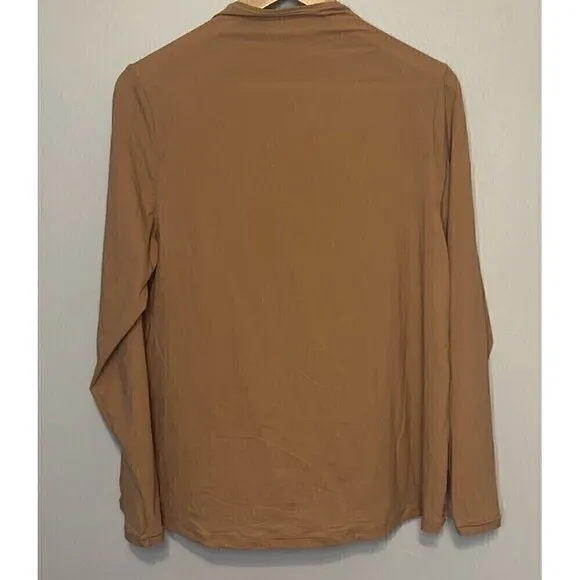 SKIMS KIM Kardashian Fits Everybody Turtleneck Ochre Size 4X AP-TTN-1230 NWT - Image 3