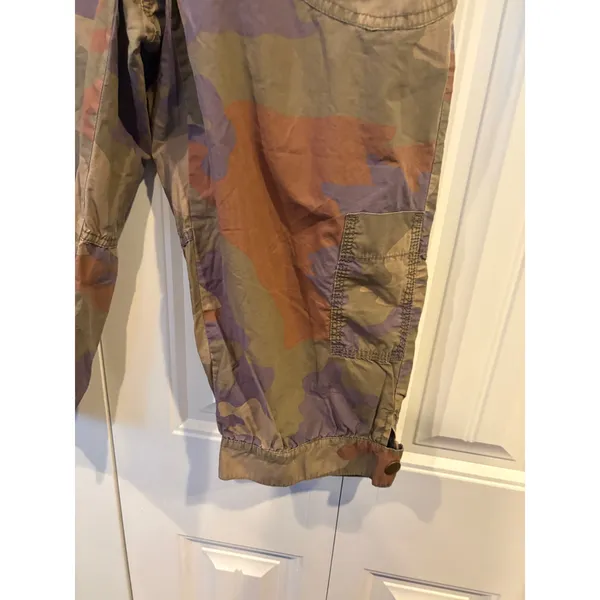 London Jean Chino Green Cargo Camo Crops Size‎ 14 - Image 8