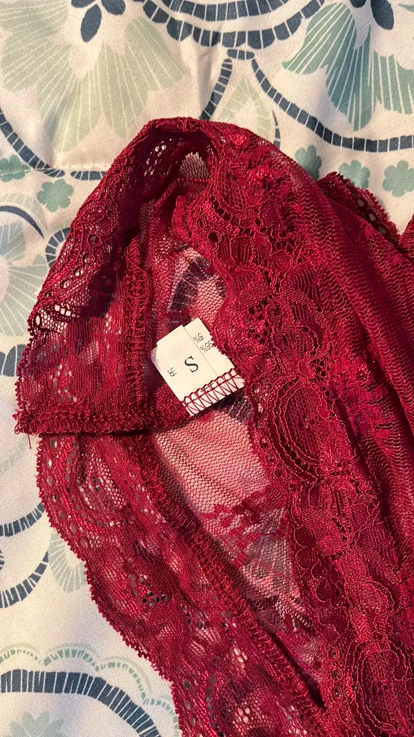 Amazon Crop Top Red Going Out Top  - Image 2