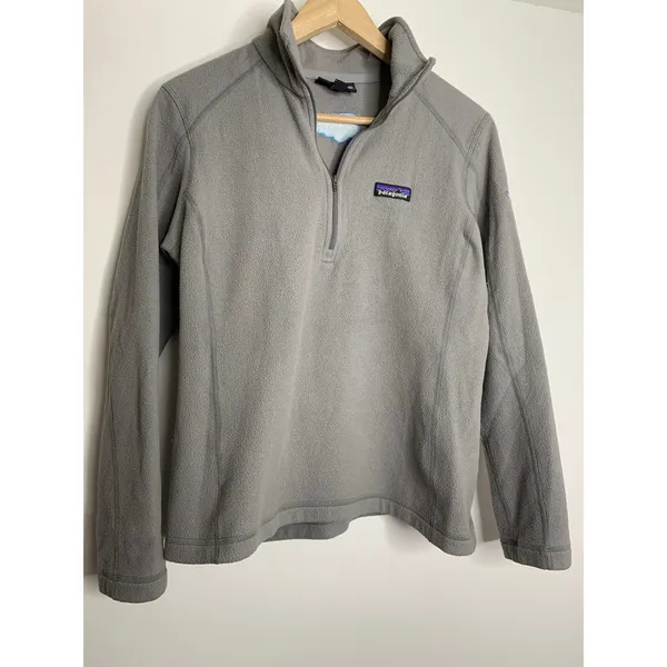 Patagonia Micro D Microfleece 1/4 Zip Pullover Womens Medium Flawed - Image 4