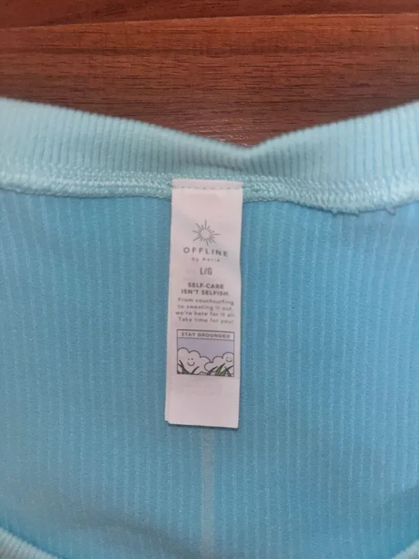 Aerie Athletic Short Sleeve Ribbed Top - Image 3