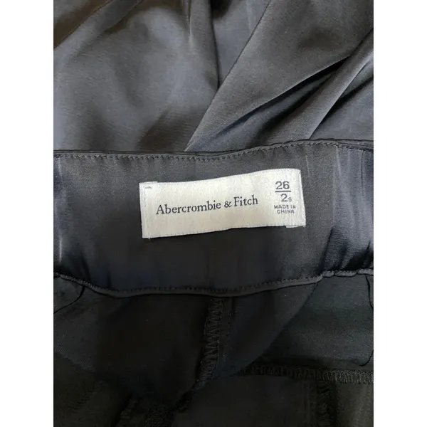 NEW Abercrombie & Fitch Women's Pleated Palazzo Wide Leg Trousers Dress Pants 26 - Image 6