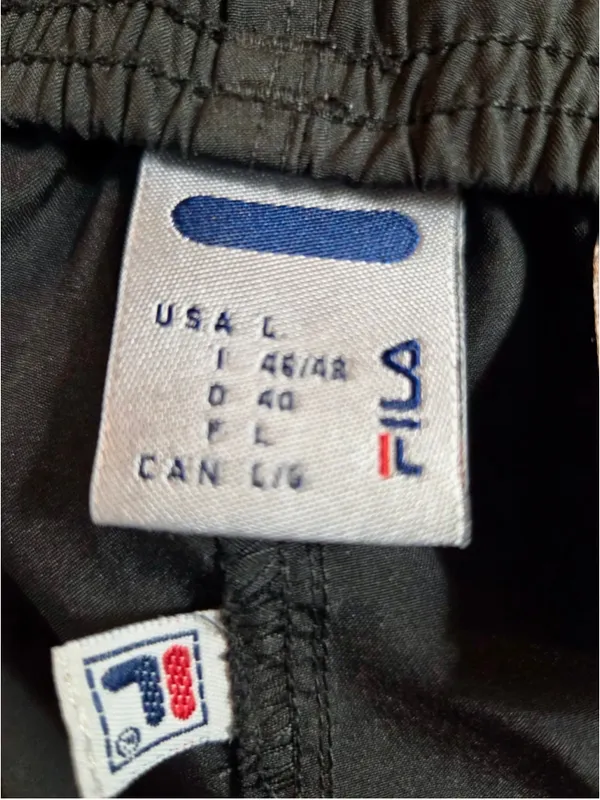 FILA Women’s Lightweight Athletic Running Shorts Black Size Large W-210 - Image 4