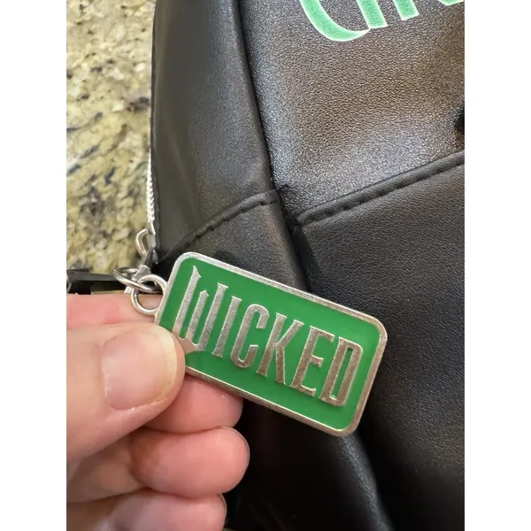 black and neon green Wicked "Defy Gravity" mini backpack Musical Broadway - Image 8