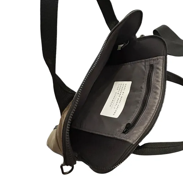 Marc by Marc Jacobs Standard Supply Workwear Messenger Laptop Bag Olive Grey - Image 4