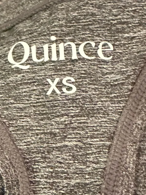 Quince Flowknit Ultra Soft Performance Racerback Tank Heather Grey XS - Image 5