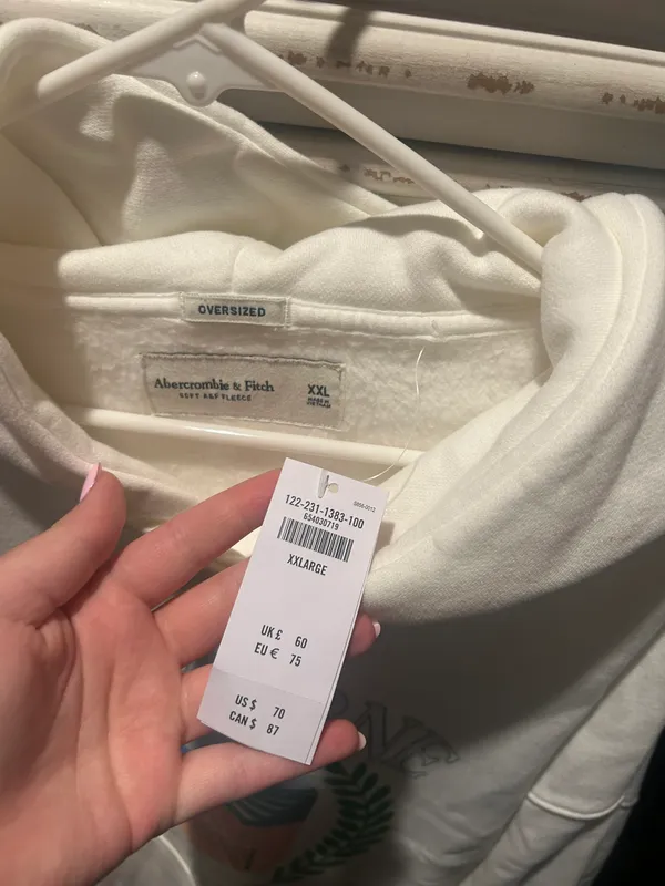 Abercrombie White Melbourne Tennis Sweatshirt - Image 5