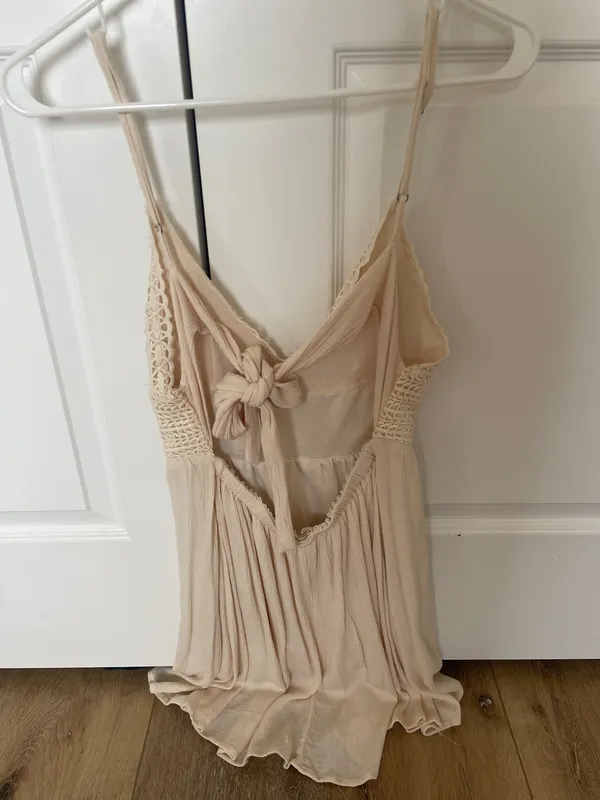 Ocean drive beige beach dress - Image 3