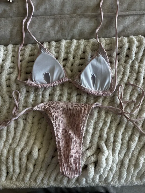 pink womens bikini set - Image 2