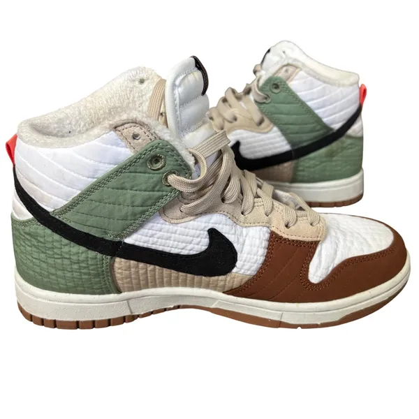 Nike Dunk High LX Next Nature Summit Women's Sz 7.5 White Black Green DN9909-100 - Image 11