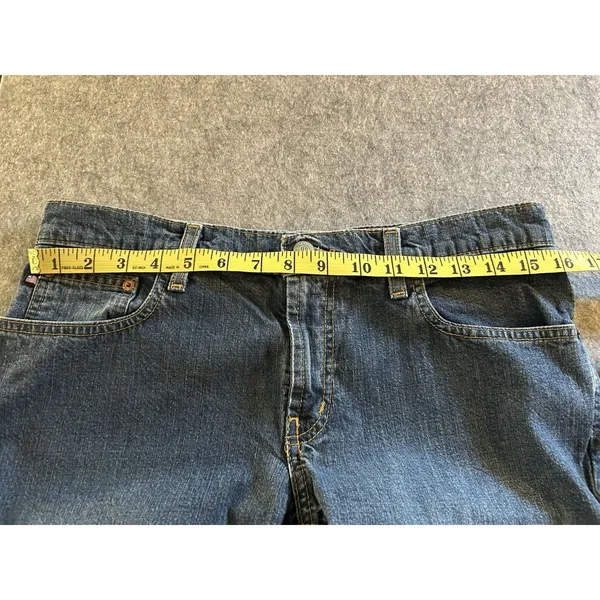 Vintage Ralph Lauren Kelly Cotton Denim Blue Jean 8 X 32 Studded RL Patch Y2K - Image 10