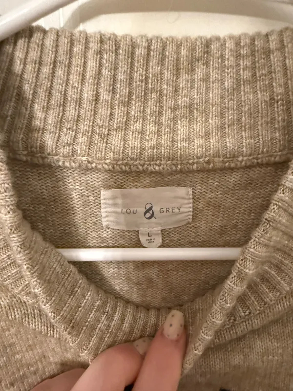 Lou & Grey Grey Sweater - Image 2
