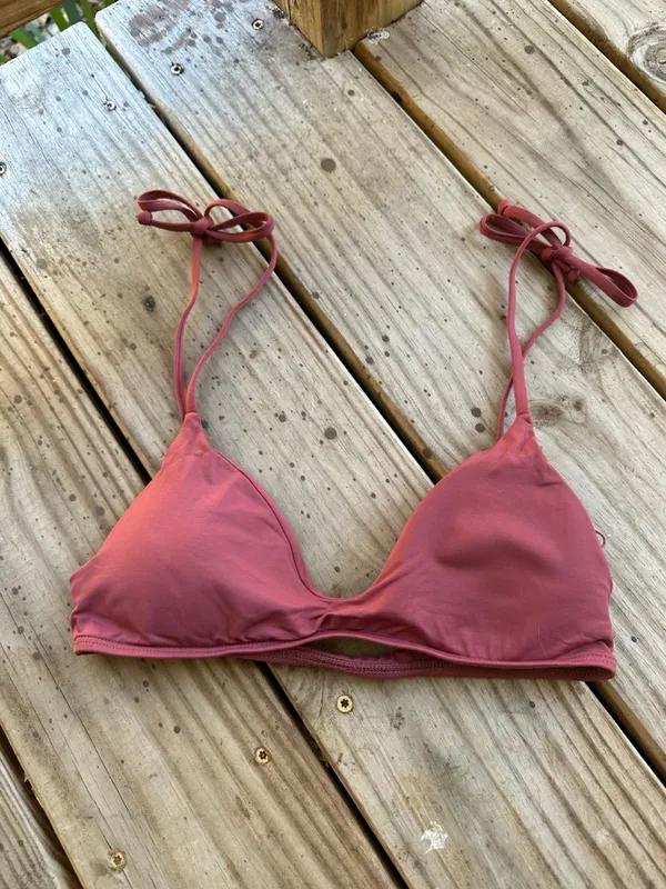 NWOT L*Space Daisy bikini top mauve - Image 2