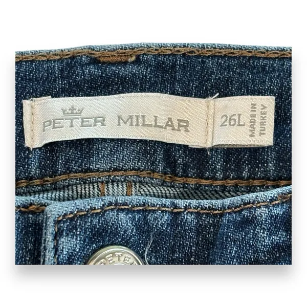 Peter Millar Williamson Straight Leg Crop Jeans‎ Women's Size 26 Long Stretch - Image 3