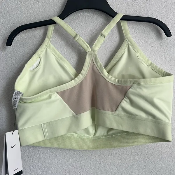 Nike Moisture-Wicking Racerback Sports Bra in Pistachio Green, NWT, Size 1X - Image 3
