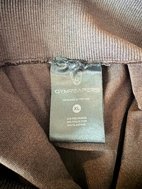 GymReaper Leggings Black Size XL - Image 4
