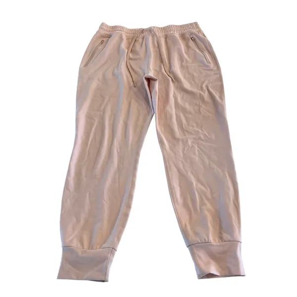 Beyond Yoga Heather Rib Street Jogger Pink Salmon‎ Size Large - Image 3