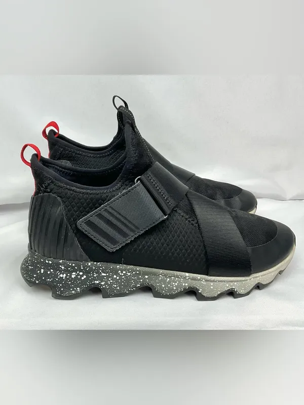 Sorel Kinetic Sneakers Black Sz 8.5 Low Top Bootie - Image 2