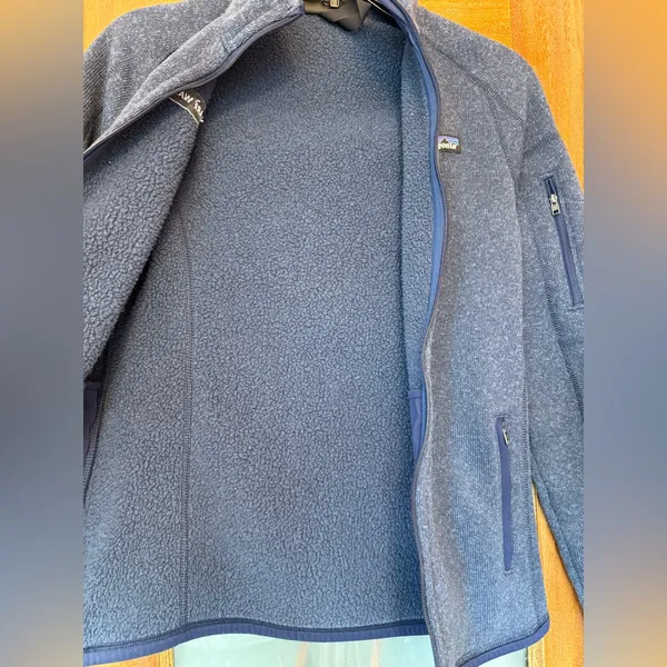 Patagonia Women’s Better Sweater Fleece Utility Blue Full Zip Up Jacket - Image 8