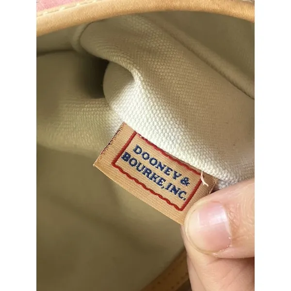 Dooney & Bourke Y2K Vintage Pink Monogram Messenger Shoulder Bag Purse - Image 5