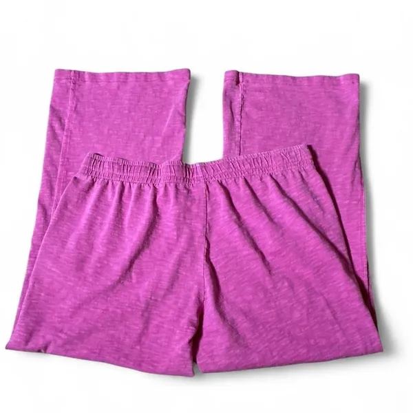 Y2K Pink Victoria's Secret Slub Knit Wide‎ Leg Lounge Pants XL - Image 2