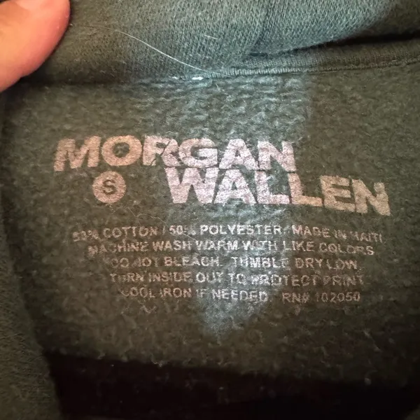 Morgan Wallen One Night at a Time 2024 Concert Tour‎ Sweatshirt Small - Image 4