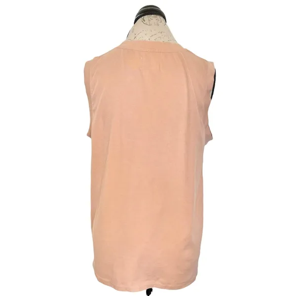 Madewell Make Weekends Longer Activewear Womens Sleeveless Top Blouse Sz Large - Image 4