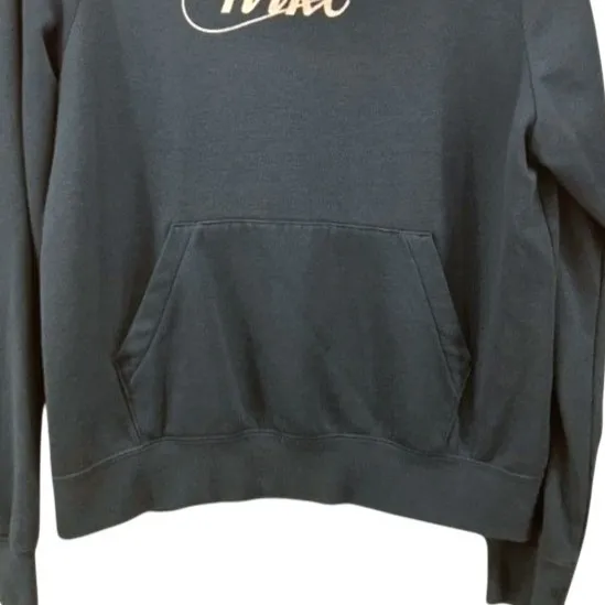 Nike‎ Cowl Neck Hoodie Small Logo Swoosh Fleece Lined Pullover Warm Soft Cozy - Image 5