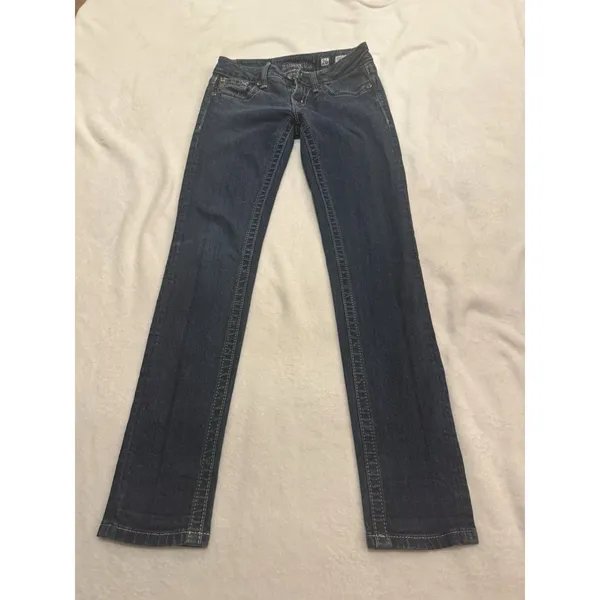 MISS ME Denim Women's JS5151SR SKINNY Low Rise Skinny Blue Jeans Size 26 - Image 13