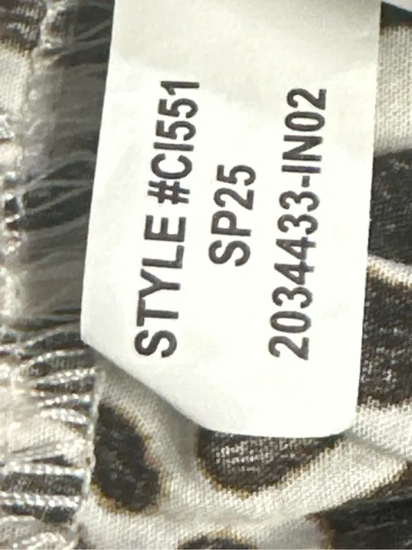 J.Crew Leopard Print Smocked Peplum Sleeveless Cotton Top Size - Image 5