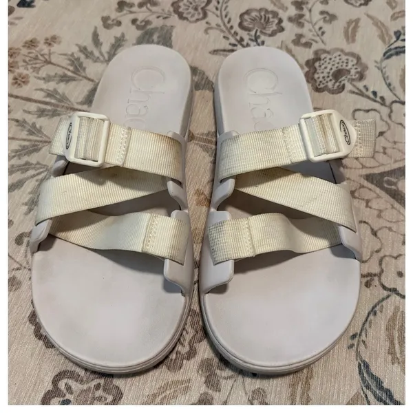 Chacos Women's Chillos Slide Sandals White Size 10 Comfort Active Slides - Image 2