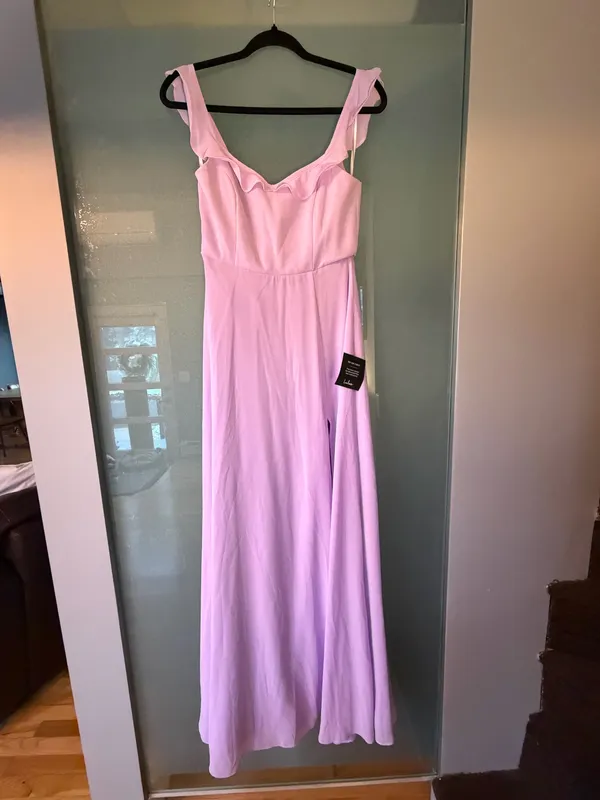 Lulus Dreamy Lilac Dress - Image 3
