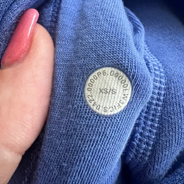 Lululemon Thick Fleece Quarter Zip Size XS/S Wild Indigo‎ - Image 4