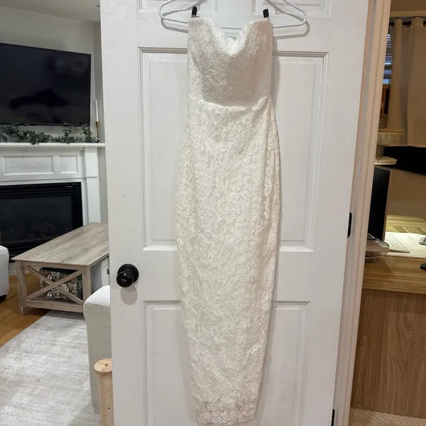 Park & Fifth Maxi Dress White Size XXS - Image 4