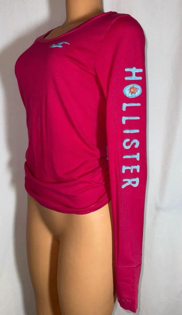 Pink Hollister Long Sleeve Top - Image 2
