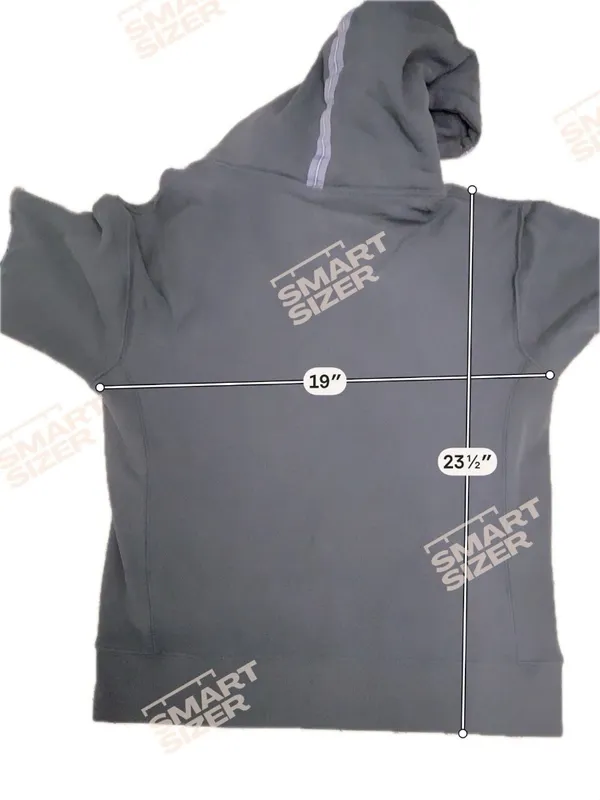 Champion Medium Purple Grey Hoodie Pullover Pockets Long Sleeve Drawstring - Image 3