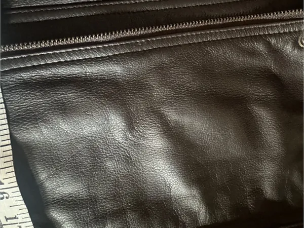 Vtg Field Gear Black Leather Jacket, Size 1X - Image 10